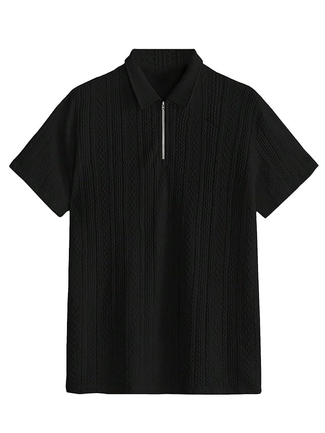 Men's Jacquard Chain Polo Shirt || Tshirt for Man || Mens Tshirt