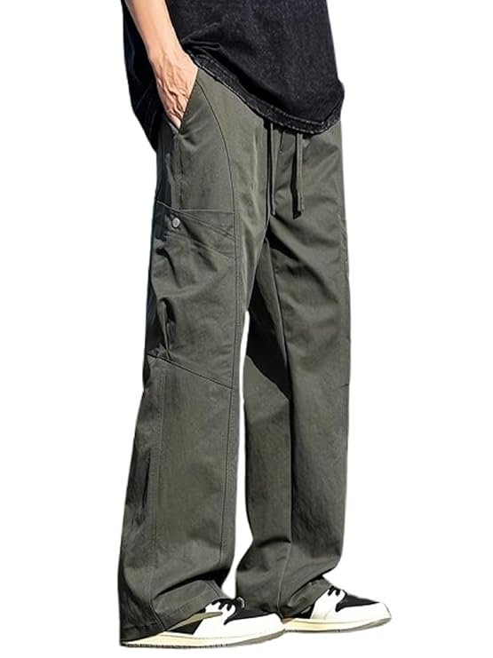 Cargo for Men || Cotton Cargo Pant || Drawstring Waist Pant (Also Available in Plus