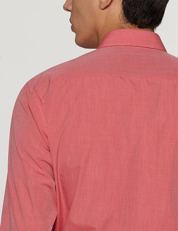 Men's Everday Regular Fit Solid Shirt | Cotton Rich | 5-Pin Pocketing