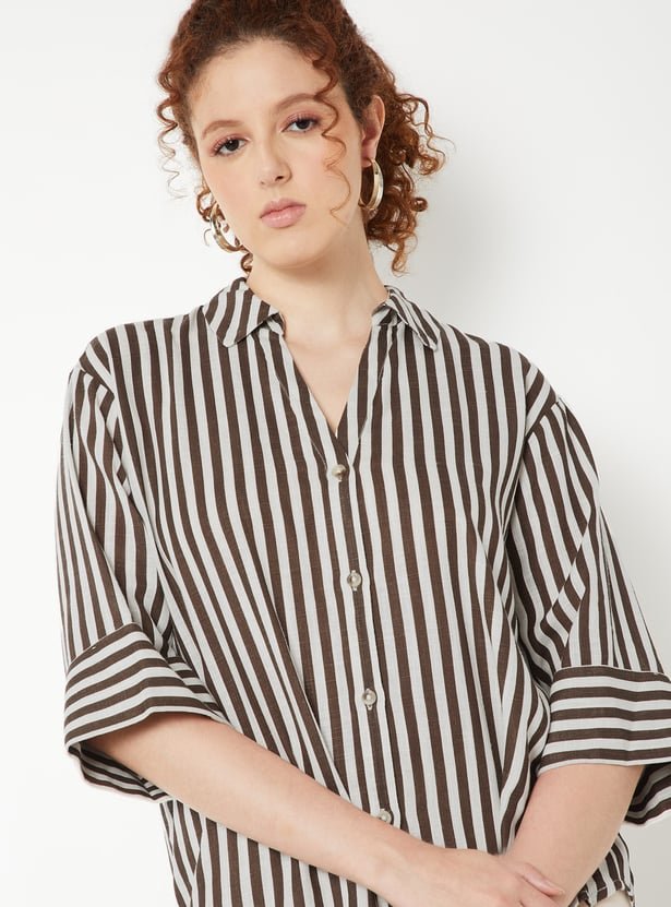 Women Striped Shirt