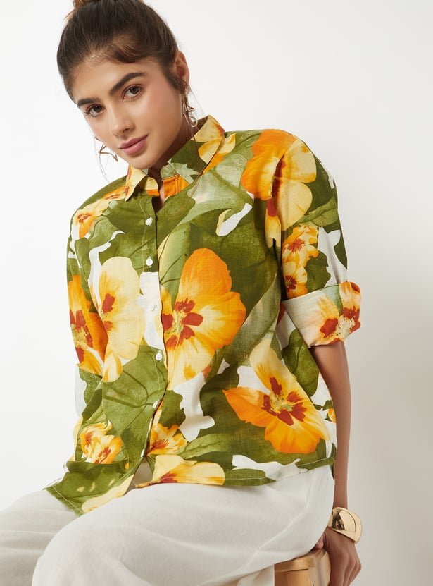 Women Floral Print Shirt