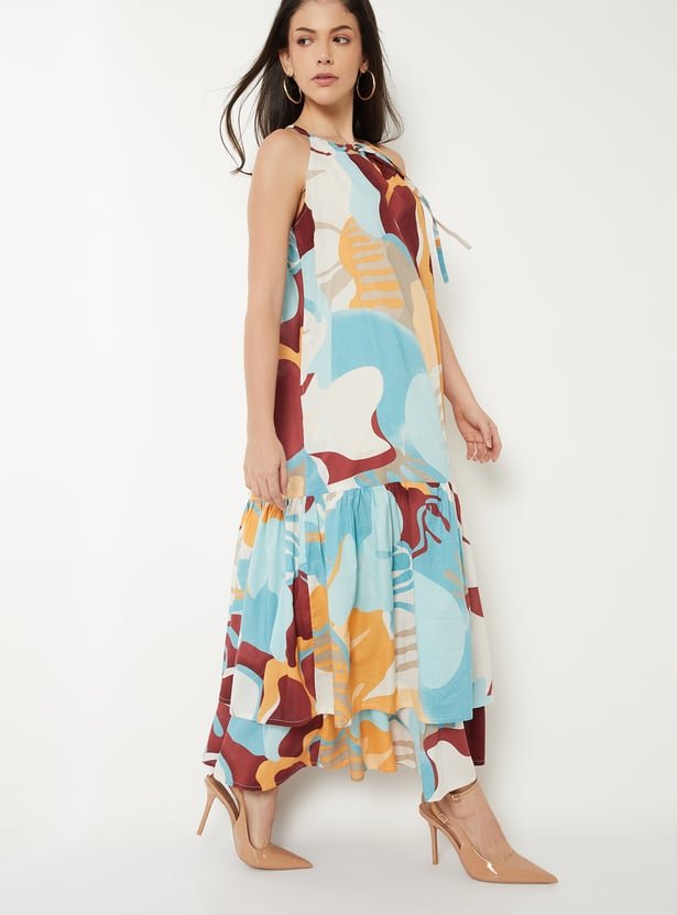 Women Printed A-line Dress